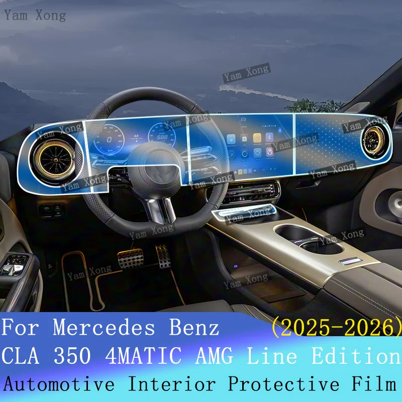 Car Navigation screen Protection Sticker For Mercedes Benz CLA 350 4MATIC AMG Line Edition Car interior Transparent Cover Film
Car Navigation screen Protection Sticker For Mercedes Benz CLA 350 4MATIC AMG Line Edition Car interior Transparent Cover Film