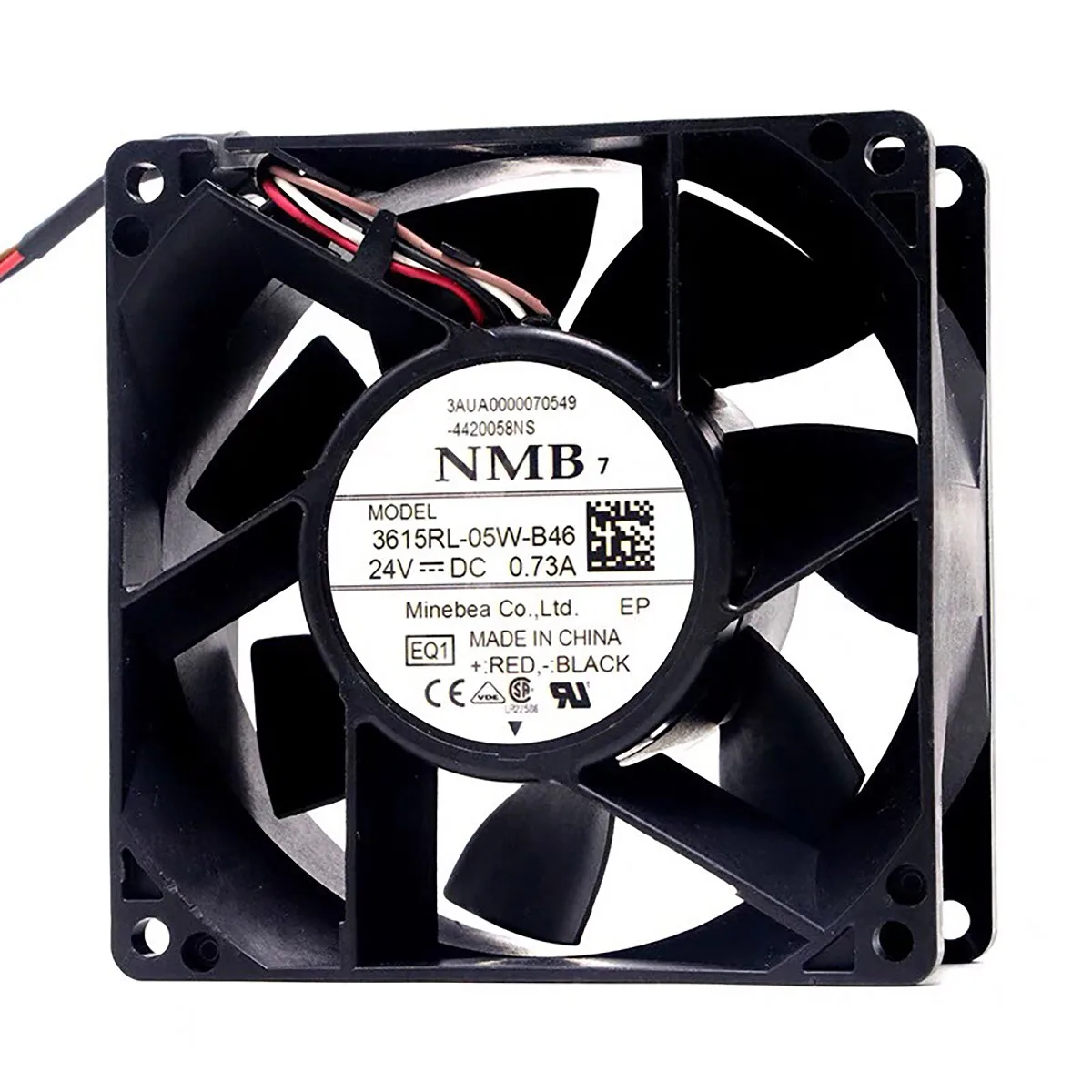Original 3615RL-05W-B46 24V 0.73A 9038 four wire cooling fan
Original 3615RL-05W-B46 24V 0.73A 9038 four wire cooling fan