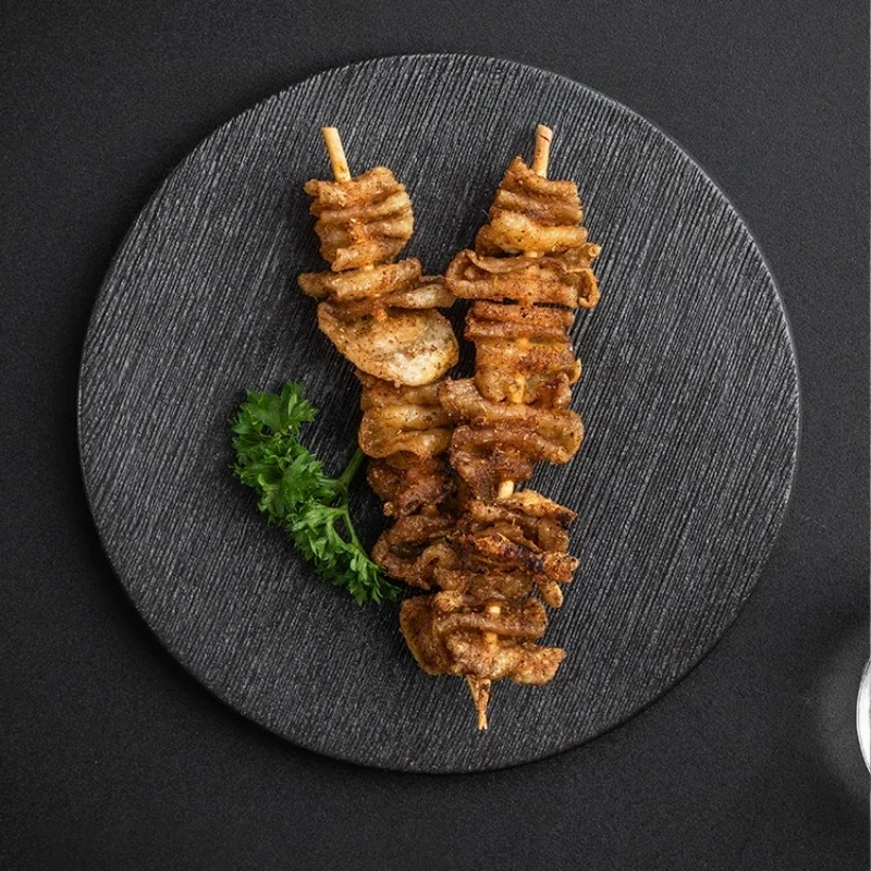 Creative White Black High-end Western Dining Steak Plates French Style Tableware Luxury Household Pasta Vegetable Round Tray
Creative White Black High-end Western Dining Steak Plates French Style Tableware Luxury Household Pasta Vegetable Round Tray