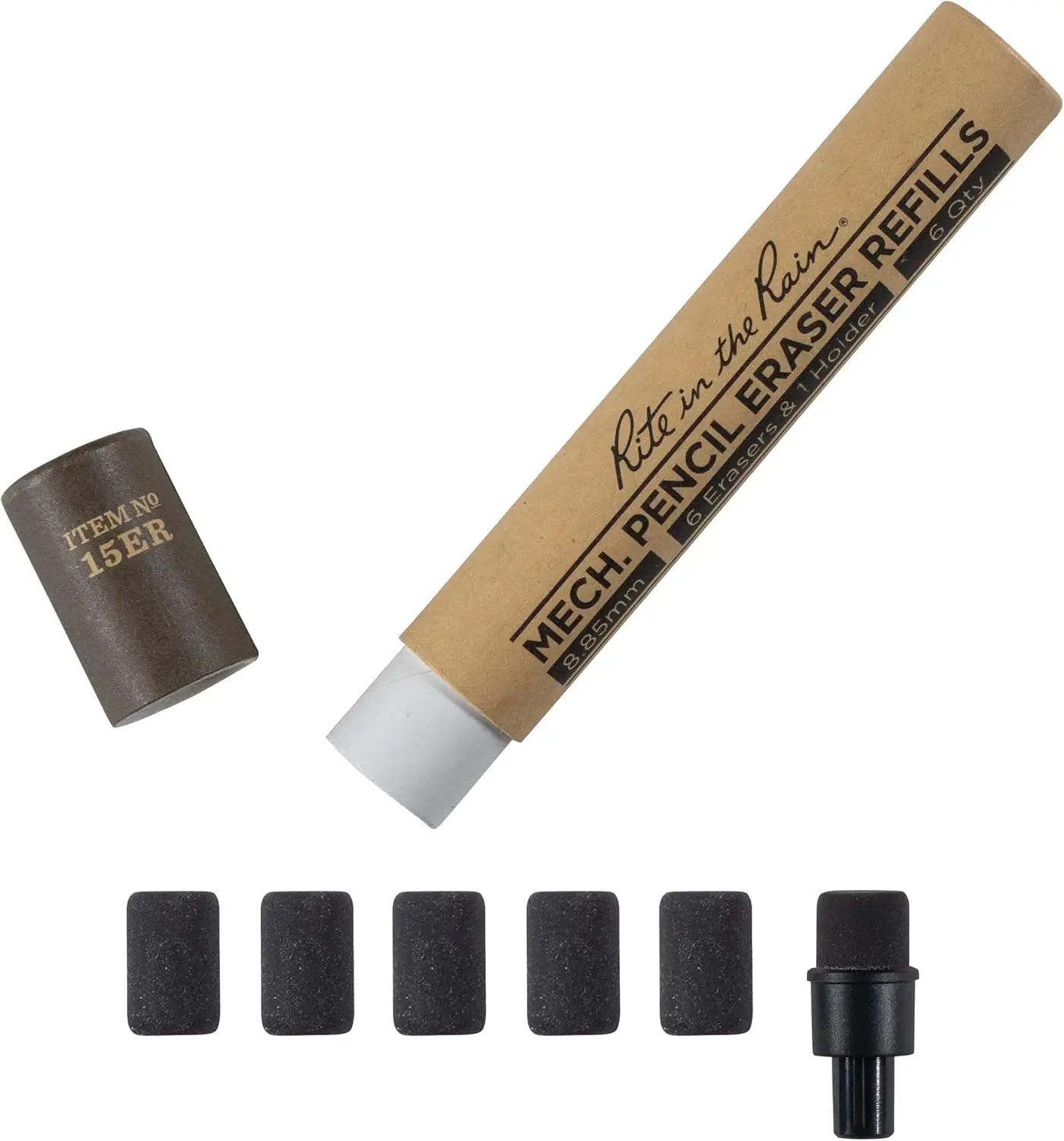 Weatherproof Eraser Refill Pack, 6 Pack, Fits 15 Series Pencils
Weatherproof Eraser Refill Pack, 6 Pack, Fits 15 Series Pencils