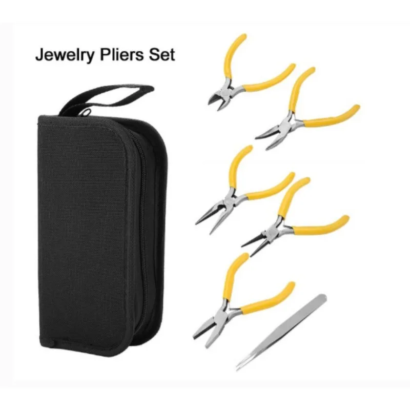 Table Repair Tools Jewelry Set Making Pliers Multifunctional 9-Piece Set Tool Kit
Table Repair Tools Jewelry Set Making Pliers Multifunctional 9-Piece Set Tool Kit