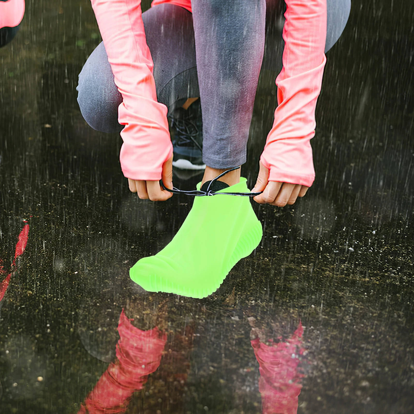 Non Slip Shoe Covers Silicone Reusable Rainy Day Boot Protector Anti Skid Overshoes Waterproof Durable Food Servers Cooks
Non Slip Shoe Covers Silicone Reusable Rainy Day Boot Protector Anti Skid Overshoes Waterproof Durable Food Servers Cooks