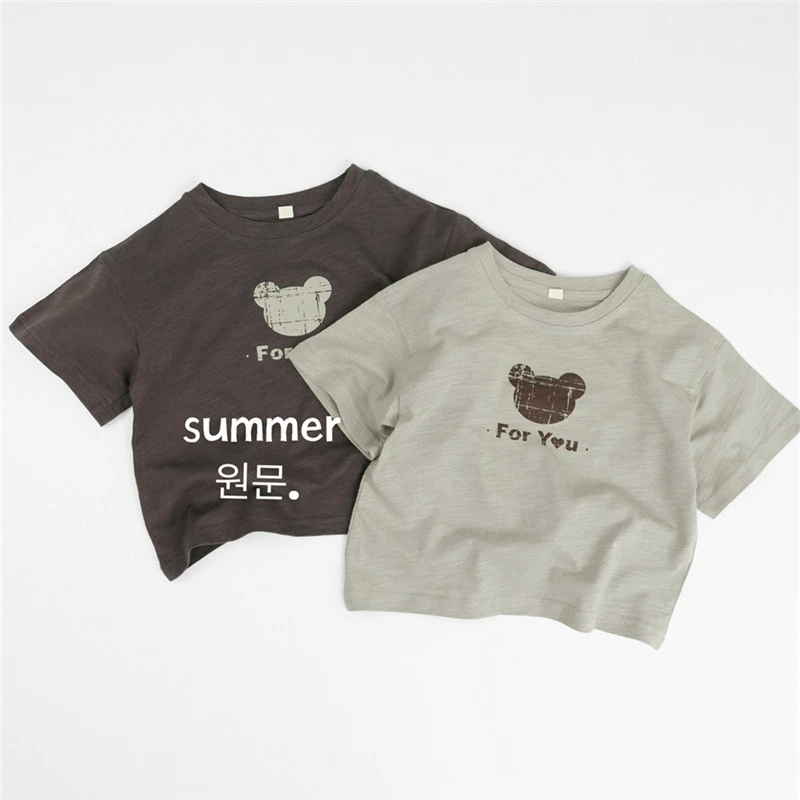 2025 Summer New Girls Cute Bear Print T Shirts Boys Casual Tops Children Short Sleeve T Shirt Loose Baby Cotton Tee Kids Clothes
2025 Summer New Girls Cute Bear Print T Shirts Boys Casual Tops Children Short Sleeve T Shirt Loose Baby Cotton Tee Kids Clothes
