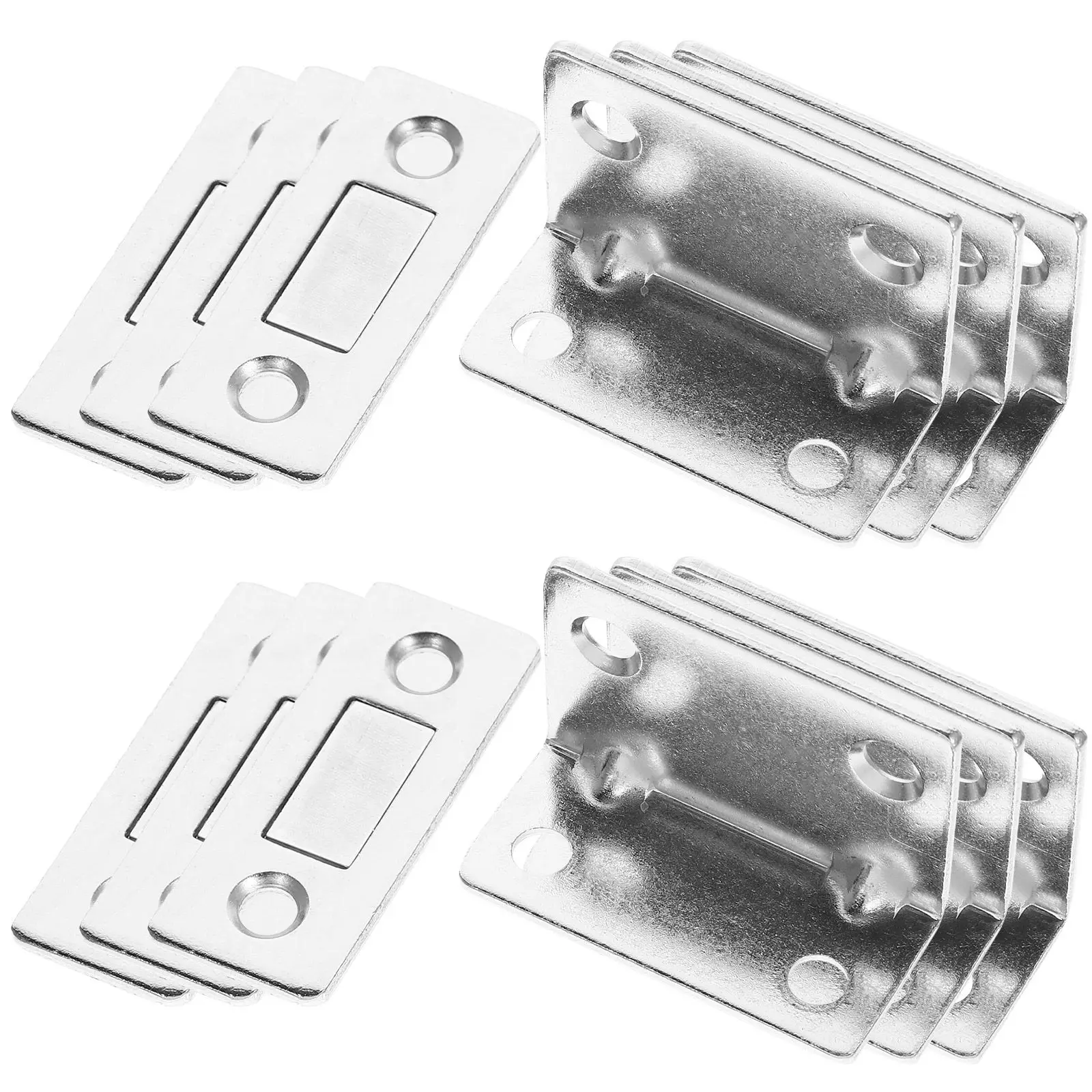 6 Sets 90 Degree No Drill Door Catch Magnetic Cabinet Closures Hold Kitchen Furniture Accessory Thin
6 Sets 90 Degree No Drill Door Catch Magnetic Cabinet Closures Hold Kitchen Furniture Accessory Thin
