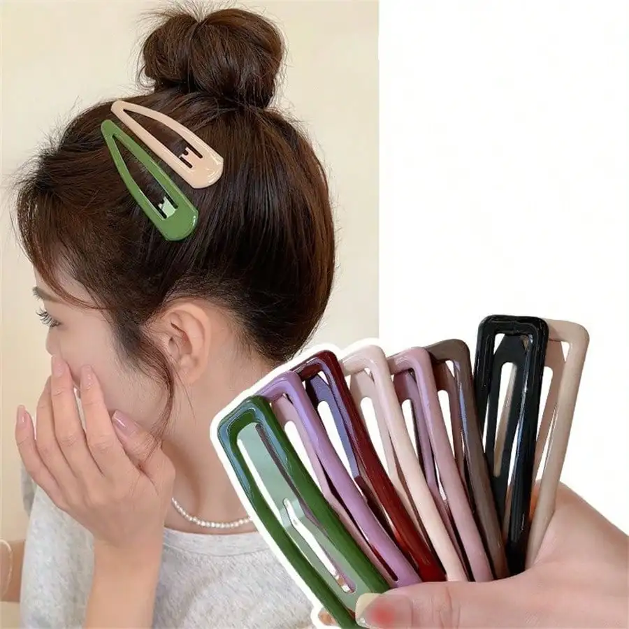 4pcs/Set Large 10cm Hair Clips, Simple Elegant Bangs & Ponytail Snap Clips, Shiny Water Drop Design, Suitable For Daily Look & Outdoor Claw Clips Hair Claws Hair Barrettes, School Stuff, Hair Accessories, Head Accessories, Hairpin
4pcs/Set Large 10cm Hair Clips, Simple Elegant Bangs & Ponytail Snap Clips, Shiny Water Drop Design, Suitable For Daily Look & Outdoor Claw Clips Hair Claws Hair Barrettes, School Stuff, Hair Accessories, Head Accessories, Hairpin