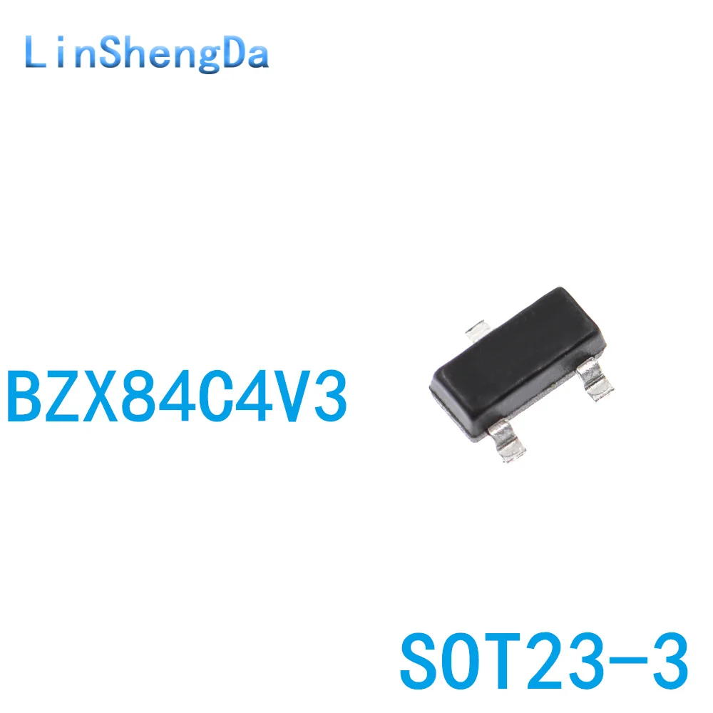 Полный диск BZX84C4V3, регулятор напряжения, Диод 4,3 в SMD SOT23, экранная печать Z17 (установка 3K)
Полный диск BZX84C4V3, регулятор напряжения, Диод 4,3 в SMD SOT23, экранная печать Z17 (установка 3K)