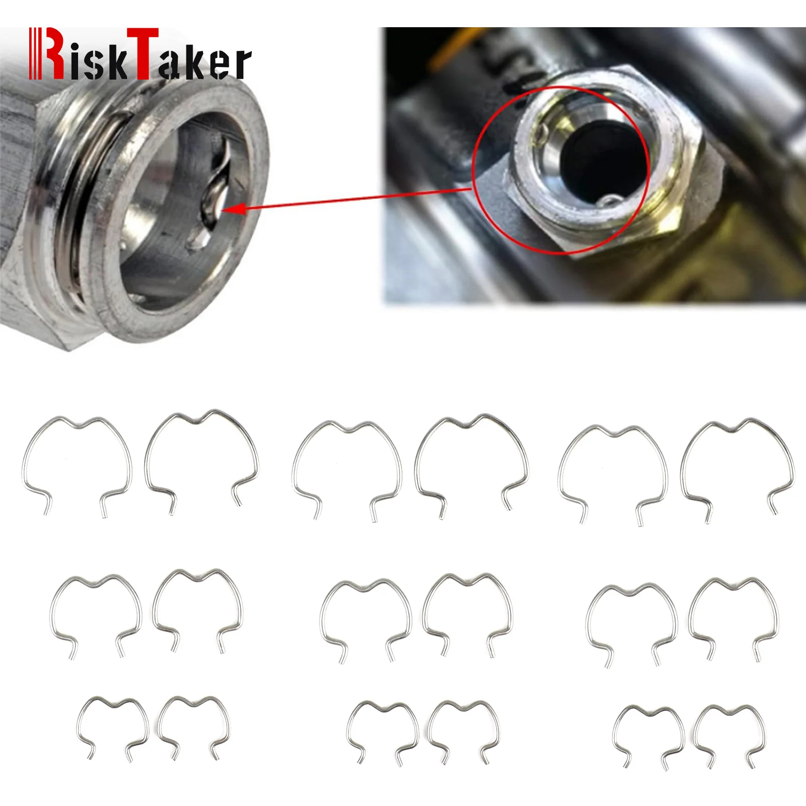 Зажимы для шлангов охладителя трансмиссионного масла для разъемов 800-801 - Комплект из 18 штук с размерами 3/8, 1/2, 5/8 дюйма - Прочные сменные зажимы
Зажимы для шлангов охладителя трансмиссионного масла для разъемов 800-801 - Комплект из 18 штук с размерами 3/8, 1/2, 5/8 дюйма - Прочные сменные зажимы