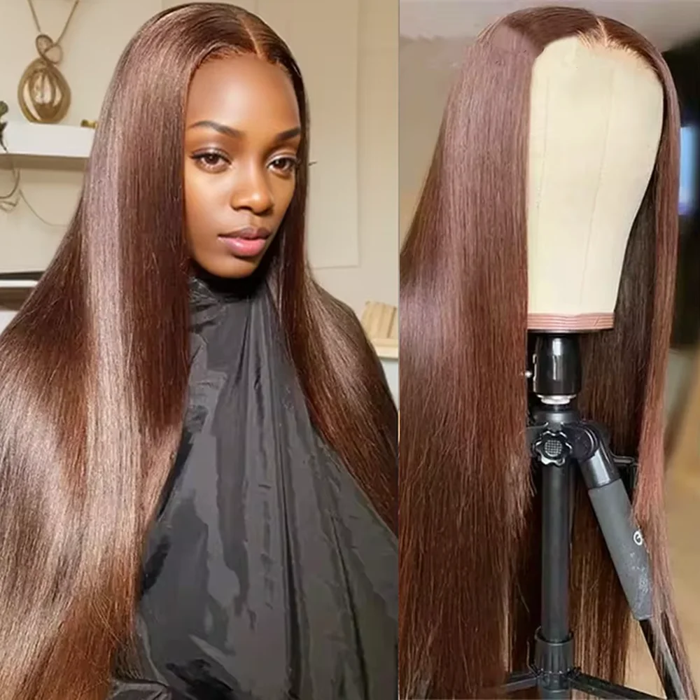 Шоколадно-коричневые парики из натуральных волос 13x4 13x6 HD Lace Front для женщин, прямые бразильские парики с фронтальной шнуровкой, натуральные волосы Remy, 46 дюймов
Шоколадно-коричневые парики из натуральных волос 13x4 13x6 HD Lace Front для женщин, прямые бразильские парики с фронтальной шнуровкой, натуральные волосы Remy, 46 дюймов