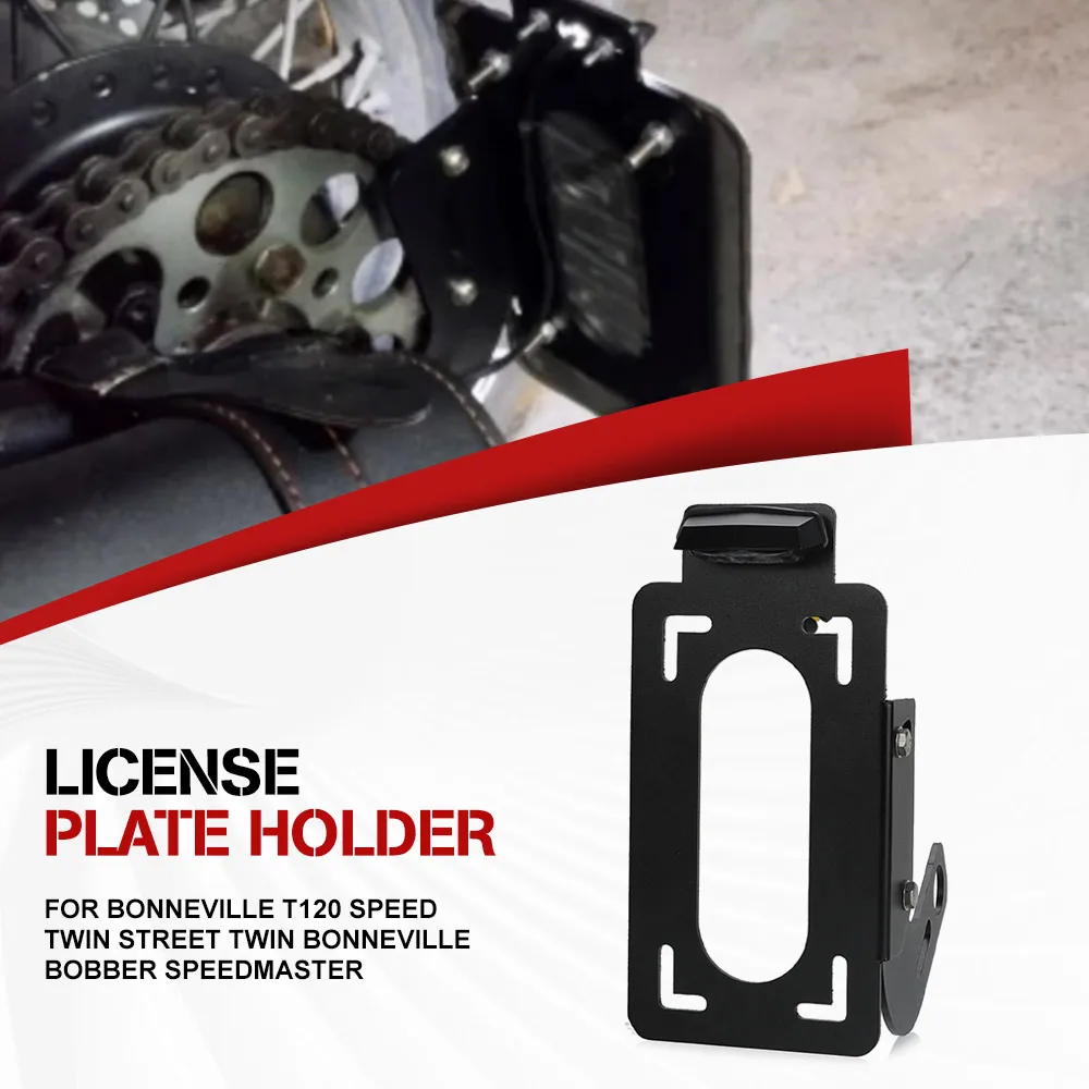 License Plate Holder Light Bracket Fender Eliminator For Bonneville T120 Speed Twin STREET TWIN BONNEVILLE BOBBER Speedmaster
License Plate Holder Light Bracket Fender Eliminator For Bonneville T120 Speed Twin STREET TWIN BONNEVILLE BOBBER Speedmaster