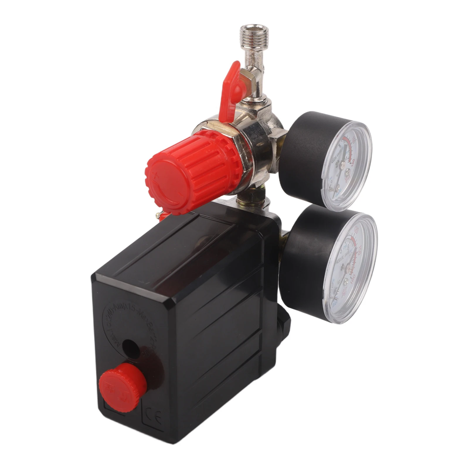 Pump Air Compressor 1/4" 20A 240V Pressure Switch Control Pressure Switch Valve With Gauge 90-120 PSI Adjustable
Pump Air Compressor 1/4" 20A 240V Pressure Switch Control Pressure Switch Valve With Gauge 90-120 PSI Adjustable