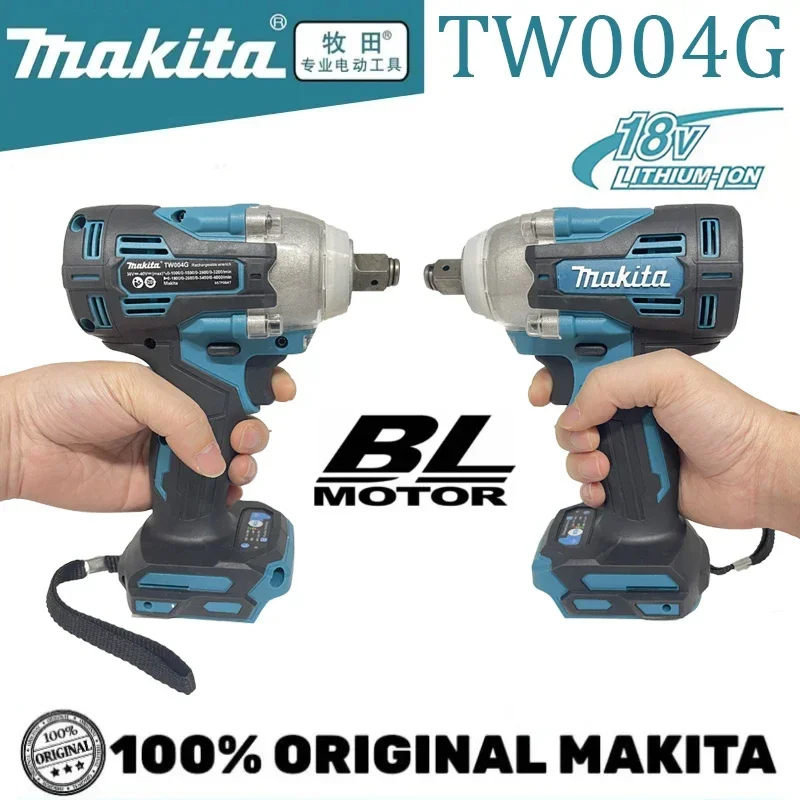 18V Makita TW004G Electric Brushless Electric Wrench, High Torque Impact Wrench, Wind Cannon, Auto Repair Electric Tool
18V Makita TW004G Electric Brushless Electric Wrench, High Torque Impact Wrench, Wind Cannon, Auto Repair Electric Tool