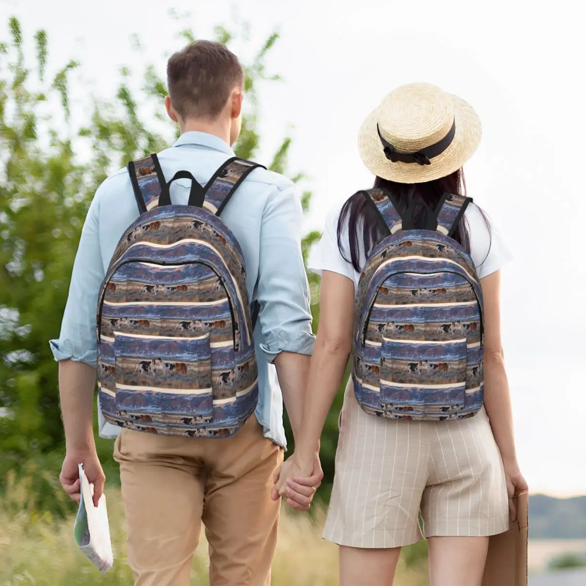 Mustangs In The Prairie Backpack Student BookBag Children School Bag Laptop Shoulder Bags for Men Women
Mustangs In The Prairie Backpack Student BookBag Children School Bag Laptop Shoulder Bags for Men Women