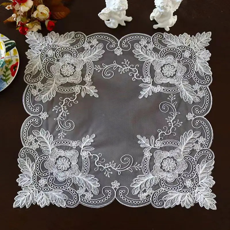 Luxury Mesh white flower Embroidery table cloth cover wedding tablecloth kitchen Christmas Table decoration and accessories
Luxury Mesh white flower Embroidery table cloth cover wedding tablecloth kitchen Christmas Table decoration and accessories