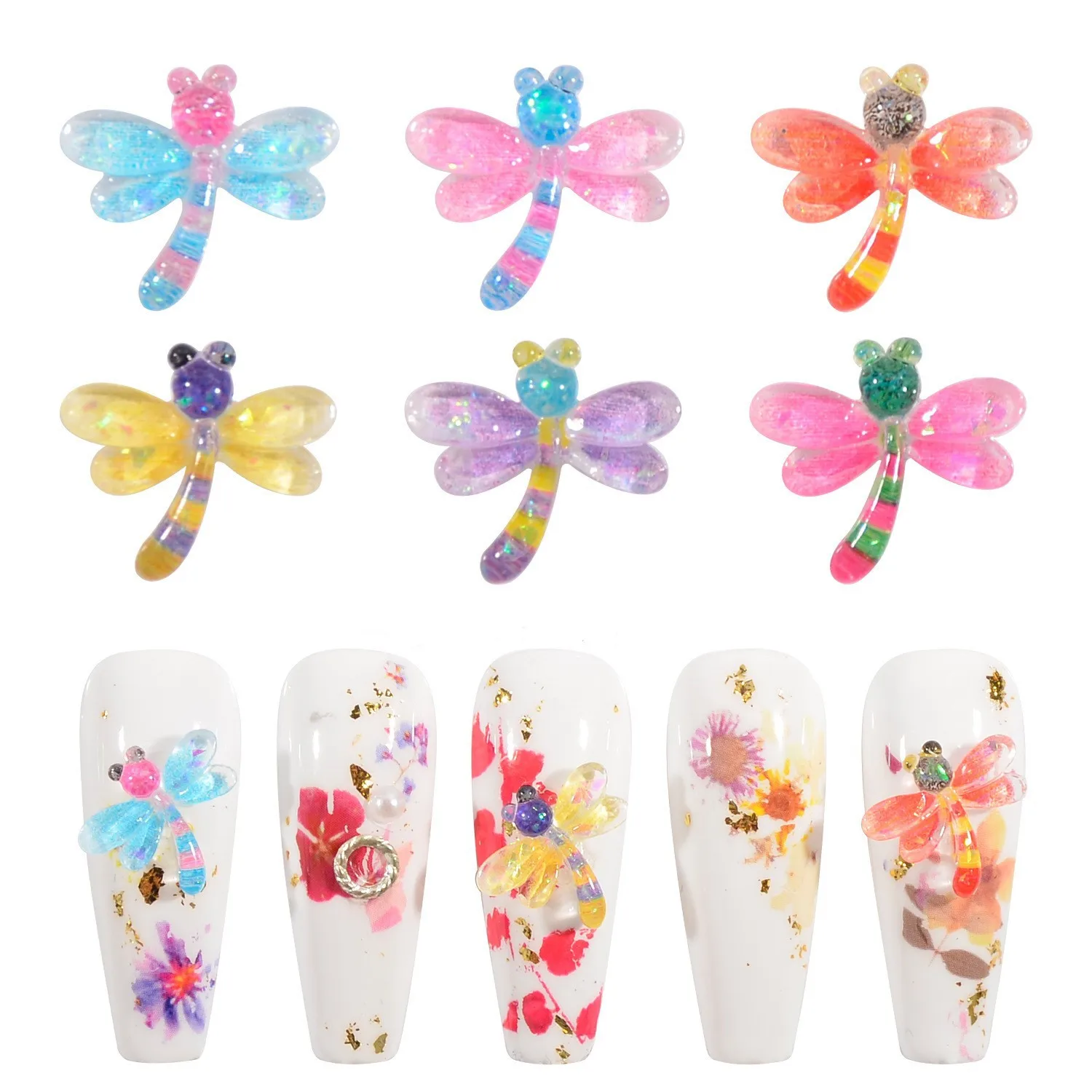 40PCS 3D Acrylic Dragonfly Nail Art Charms Supplies Material For Manicure Decor Design Parts Kawaii Nails Decoration Accessories
40PCS 3D Acrylic Dragonfly Nail Art Charms Supplies Material For Manicure Decor Design Parts Kawaii Nails Decoration Accessories