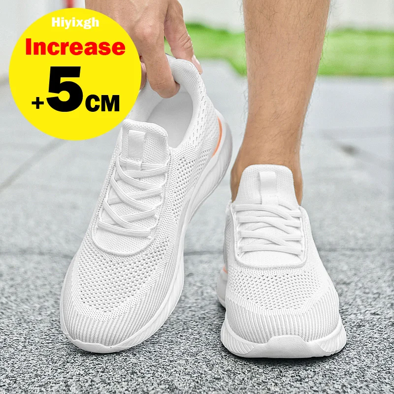 2026 Men's 8cm Height Increasing Casual Sneakers Breathable Mesh Soft Bottom Low Top Non-slip Rubber Sole Walking Shoes
2026 Men's 8cm Height Increasing Casual Sneakers Breathable Mesh Soft Bottom Low Top Non-slip Rubber Sole Walking Shoes