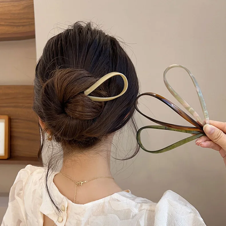 Hair Scrunchies Accesorios Mujer Korean U-Shaped Acetate Solid Color Hair Sticks Fashion Hairpins Ladies Headwear Free Shipping
Hair Scrunchies Accesorios Mujer Korean U-Shaped Acetate Solid Color Hair Sticks Fashion Hairpins Ladies Headwear Free Shipping