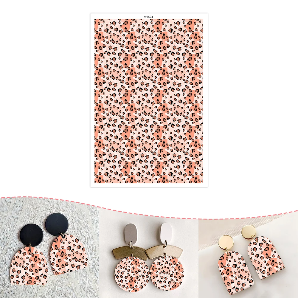Fiery Leopard Print Soft Ceramic Earrings Water Transfer Paper Sticker for Jewelry Making 2025
Fiery Leopard Print Soft Ceramic Earrings Water Transfer Paper Sticker for Jewelry Making 2025