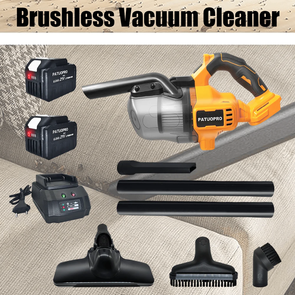 300W Brushless Electric Vacuum Cleaner Cordless Dust Collector Rechargeable Cleaning Tool Power Tools For Makita 18V Battery
300W Brushless Electric Vacuum Cleaner Cordless Dust Collector Rechargeable Cleaning Tool Power Tools For Makita 18V Battery