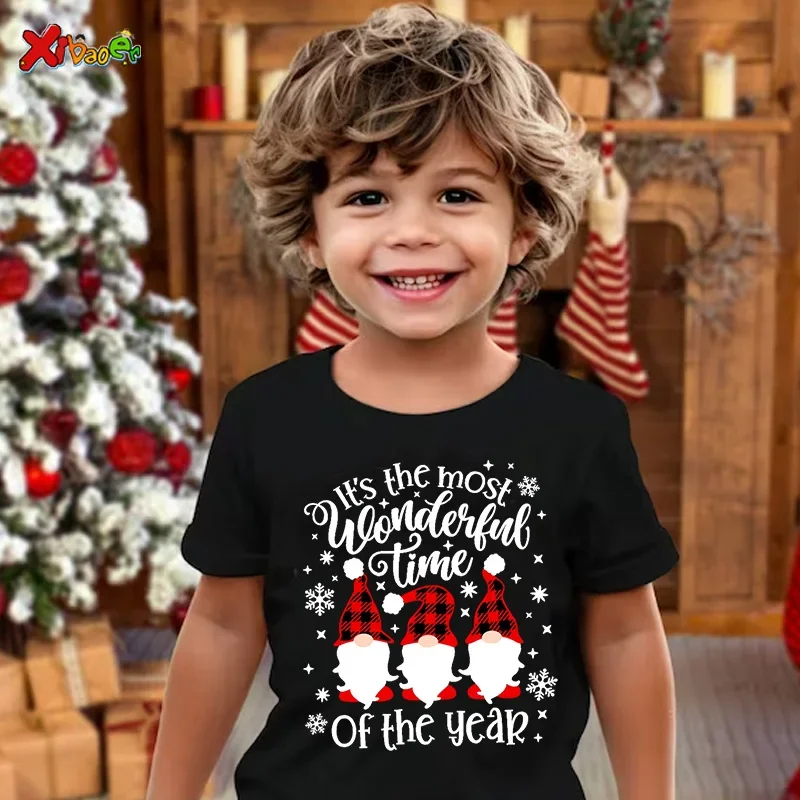 2023 Family Christmas Shirts Cotton Family Matching Outfits Dad Mom Kids Tshirts Baby Rompers Matching Pajamas Clothes Famille
2023 Family Christmas Shirts Cotton Family Matching Outfits Dad Mom Kids Tshirts Baby Rompers Matching Pajamas Clothes Famille