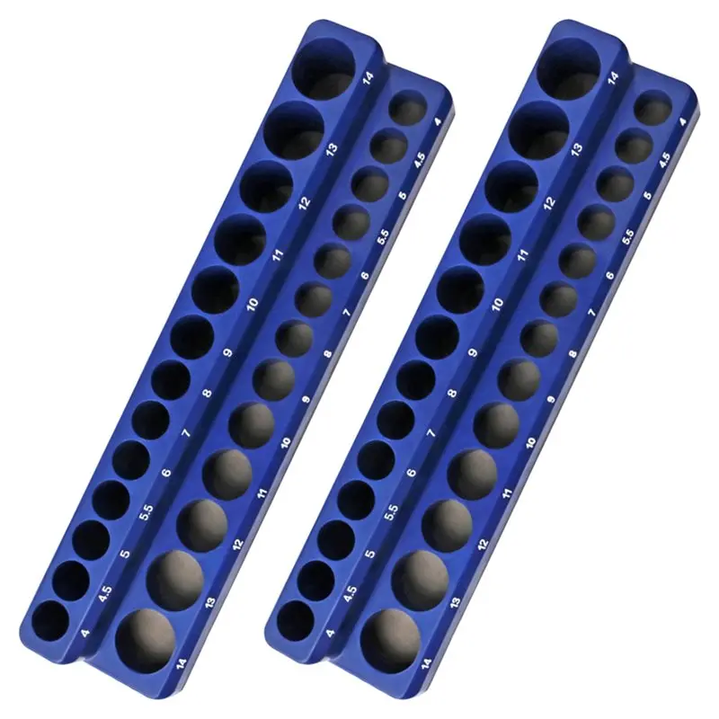 BMBY-Professional Metric Tools Organizer Blue Magnetic Sockets Storage Rack 1/4 Inch Plastic Socket Display Holder Kit 1Pcs
BMBY-Professional Metric Tools Organizer Blue Magnetic Sockets Storage Rack 1/4 Inch Plastic Socket Display Holder Kit 1Pcs