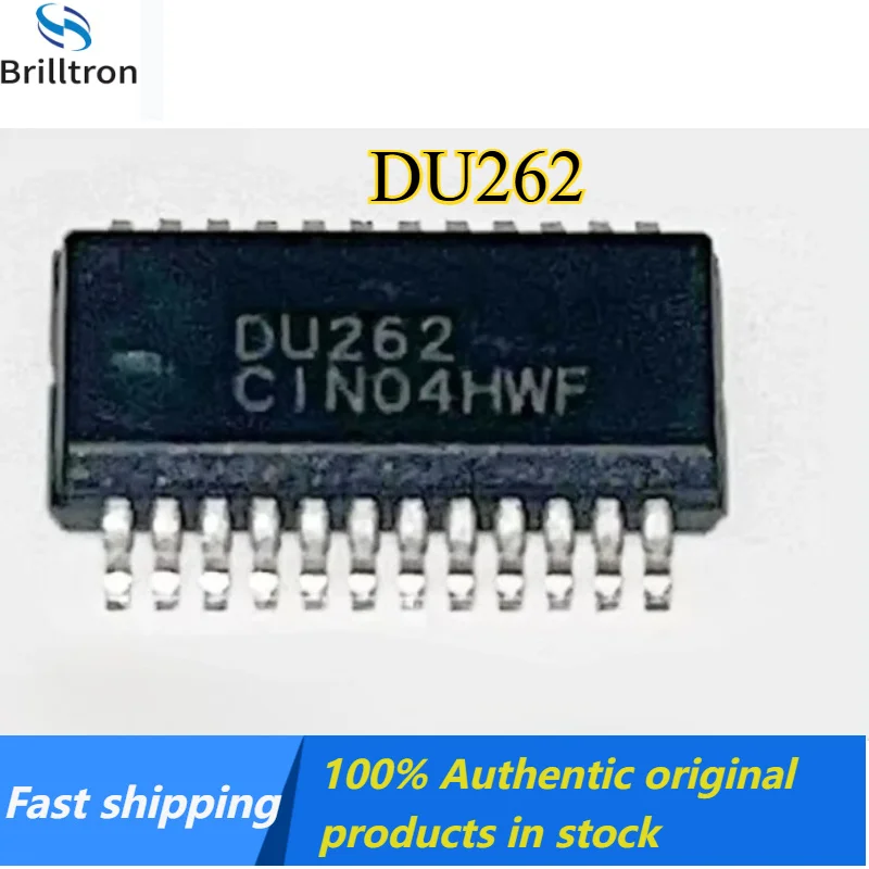 10PCS 100% New original DU262 SSOP-24 Chipset Original product, in stock. Fast shipping.
10PCS 100% New original DU262 SSOP-24 Chipset Original product, in stock. Fast shipping.