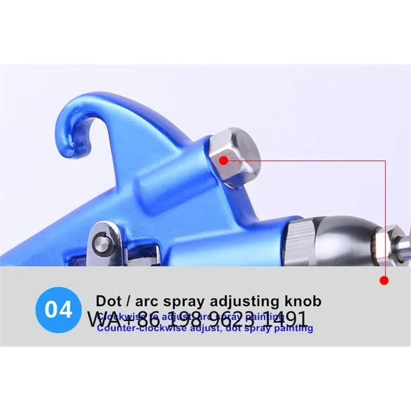 Two-Component Pneumatic High Pressure Spray with Double-Head Two Circular Fan-Shaped Nozzles 1.2mm Adjustable 1000-3000psi
Two-Component Pneumatic High Pressure Spray with Double-Head Two Circular Fan-Shaped Nozzles 1.2mm Adjustable 1000-3000psi