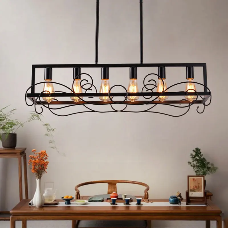 Loft American Retro Creative Adjustable Chandelier Industrial Style Living Room Restaurant Coffee Bar Counter Antique Droplight
Loft American Retro Creative Adjustable Chandelier Industrial Style Living Room Restaurant Coffee Bar Counter Antique Droplight