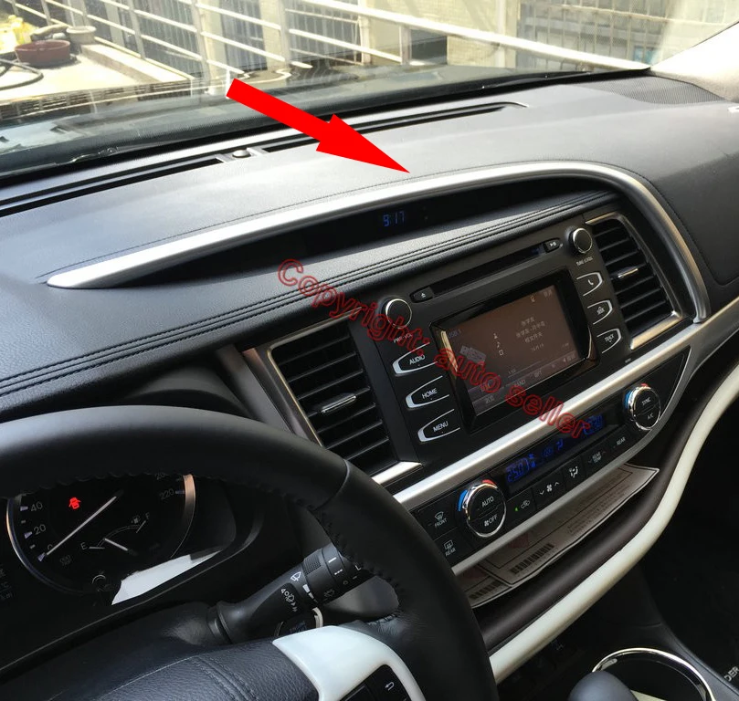 ABS Pearl Chrome Interior Center Control Trim For Toyota Highlander 2014-2019 Car Accessories Stickers
ABS Pearl Chrome Interior Center Control Trim For Toyota Highlander 2014-2019 Car Accessories Stickers