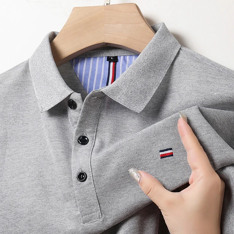 Embroidered New Men's Short Sleeved Pure Cotton Polo Shirt 2025 Hot Selling Casual Shopping Men's Top Polo
Embroidered New Men's Short Sleeved Pure Cotton Polo Shirt 2025 Hot Selling Casual Shopping Men's Top Polo
