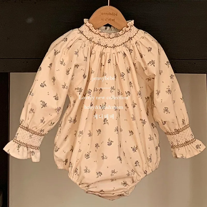 2024 New Spring Korean Style Toddler Baby Girl Romper Corduroy Long Sleeve Floral Printing Jumpsuit 0-24M Children Clothes
2024 New Spring Korean Style Toddler Baby Girl Romper Corduroy Long Sleeve Floral Printing Jumpsuit 0-24M Children Clothes