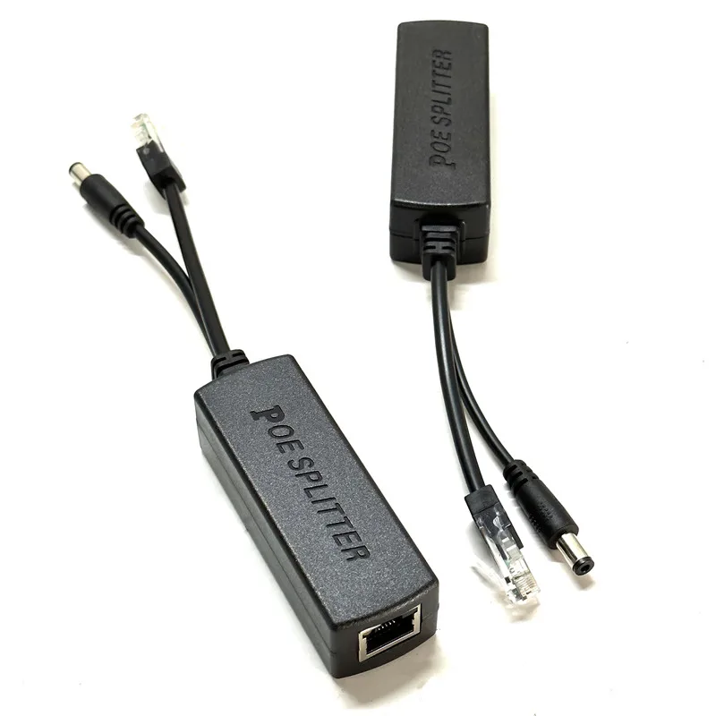 POE Splitter Cable RJ45+ DC Connectors IEEE802.3af/at 10/100Mbps Ethernet POE Splitter Adapter For IP Camera
POE Splitter Cable RJ45+ DC Connectors IEEE802.3af/at 10/100Mbps Ethernet POE Splitter Adapter For IP Camera