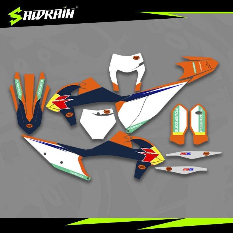 Мотоциклетные графические фоны Sawrain, наборы наклеек для KTM EXC XCW SXF 19-22SXF 20-23EXC 006
Мотоциклетные графические фоны Sawrain, наборы наклеек для KTM EXC XCW SXF 19-22SXF 20-23EXC 006