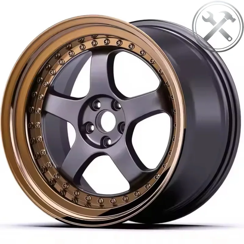 2-piece Forged Aluminium Alloy Custom Wheel Sports Car Wheels Special Molding 15 Inch Deep Lip Wheels Racing Auto Refit Rims
2-piece Forged Aluminium Alloy Custom Wheel Sports Car Wheels Special Molding 15 Inch Deep Lip Wheels Racing Auto Refit Rims