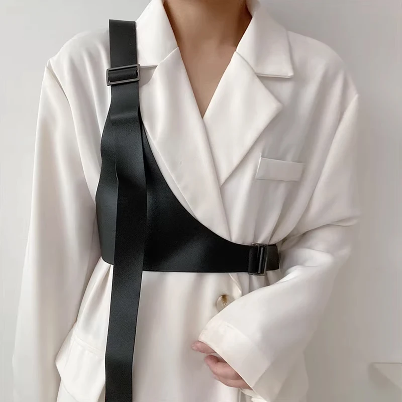 One-shoulder Strap Belt Female Hip-hop Punk Corset Fashion All-match Waist Belt Women Dress Suit Coat Decorative Girdle
One-shoulder Strap Belt Female Hip-hop Punk Corset Fashion All-match Waist Belt Women Dress Suit Coat Decorative Girdle