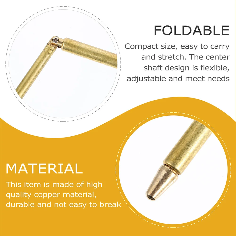 1Pcs Retractable Copper Dowsing Rod Adjustable Flexible Compact Divining L Rod Practical Tool for Water Vein Treasure Searching
1Pcs Retractable Copper Dowsing Rod Adjustable Flexible Compact Divining L Rod Practical Tool for Water Vein Treasure Searching