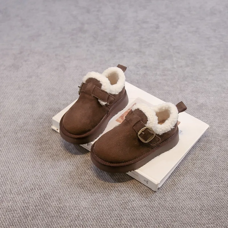 Winter Children Cow Leather Snow Boots Baby Warm Real Wool Round Short Boots Boys Girls Winter Cotton Shoes With Thick Plush
Winter Children Cow Leather Snow Boots Baby Warm Real Wool Round Short Boots Boys Girls Winter Cotton Shoes With Thick Plush