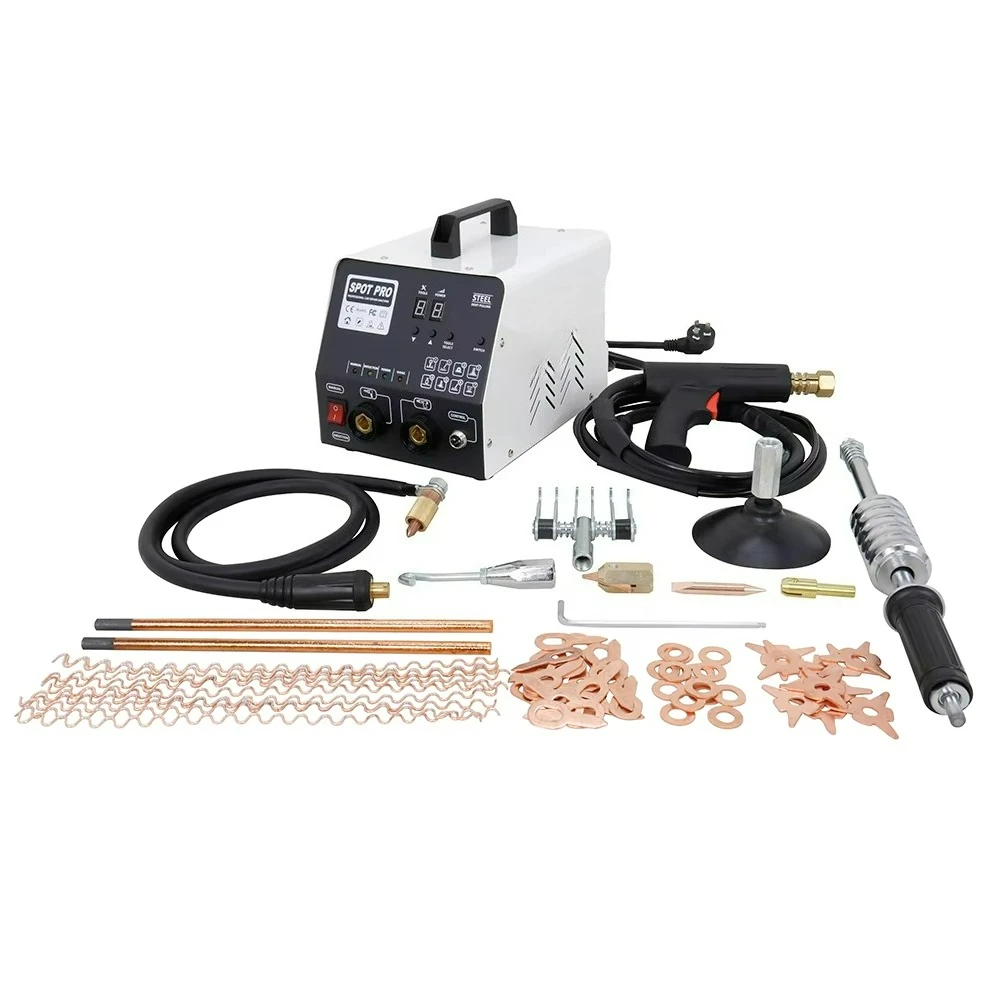 Spot Welder Dent Puller Machine Car Body Repair Equipment Electric Spotter Stud Weld Dent Pulling Frame Machine for Auto Vehicle
Spot Welder Dent Puller Machine Car Body Repair Equipment Electric Spotter Stud Weld Dent Pulling Frame Machine for Auto Vehicle