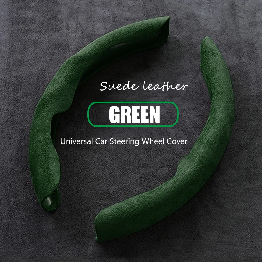 2PC Car Breathable Steering Wheel Cover Case ,36-38cm Suede Leather Non-Slip Steering Wheel Protector interior Auto Decoration
2PC Car Breathable Steering Wheel Cover Case ,36-38cm Suede Leather Non-Slip Steering Wheel Protector interior Auto Decoration