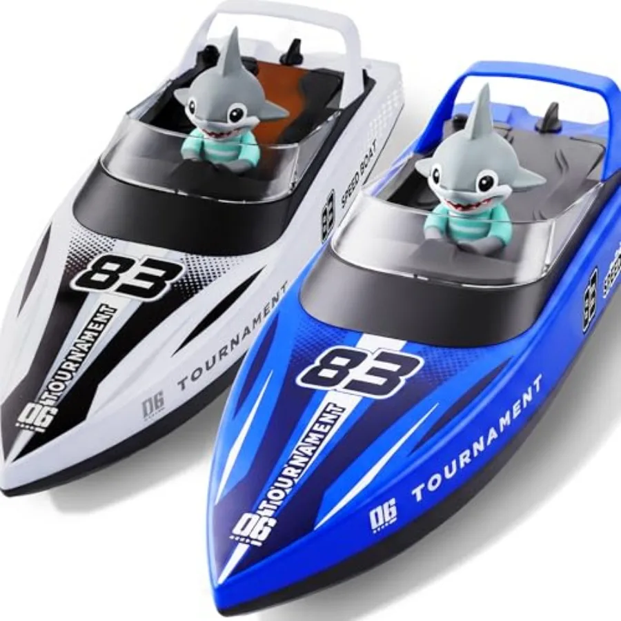 Remote Control Boat for Pools Salt Water, ABS Plastic, Blue White, 2 Packs 10 inch Fast Speed RC Boat 15 KPH, Summer Toys for A
Remote Control Boat for Pools Salt Water, ABS Plastic, Blue White, 2 Packs 10 inch Fast Speed RC Boat 15 KPH, Summer Toys for A