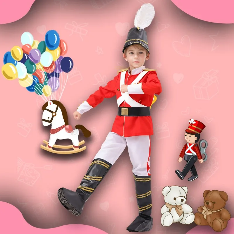 Soldier Cosplay Costume Medieval British Style Uniform School Stage Performance Outfits for Men Theme Party
Soldier Cosplay Costume Medieval British Style Uniform School Stage Performance Outfits for Men Theme Party