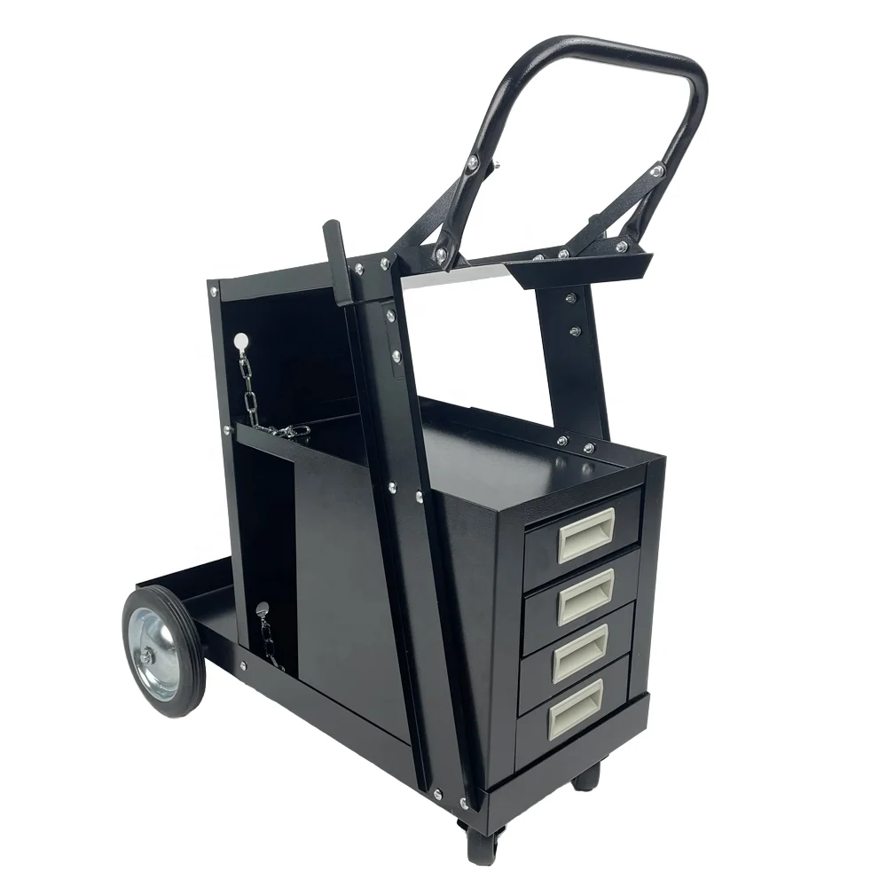 New Heavy Welding Cart with 4 Drawers MIG/TIG Welder Plasma Cutter Large Storage 360 Rolling
New Heavy Welding Cart with 4 Drawers MIG/TIG Welder Plasma Cutter Large Storage 360 Rolling