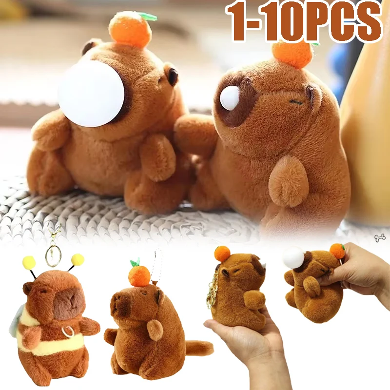 Cute Cartoon Capybara Water Dolphin Plush Gift Bag Small Pendant Capybara Keychain Tide Play Dolls Gift Pendant
Cute Cartoon Capybara Water Dolphin Plush Gift Bag Small Pendant Capybara Keychain Tide Play Dolls Gift Pendant