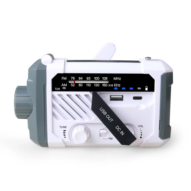 Wholesale Multifunctional Solar Dynamo Flashlight Home Radio Two-Way Frequency Weather Forecast FM Band Portable Internet Radio
Wholesale Multifunctional Solar Dynamo Flashlight Home Radio Two-Way Frequency Weather Forecast FM Band Portable Internet Radio