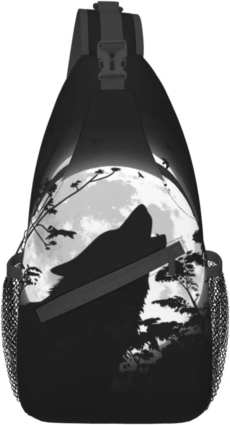 Howling Wolf Sling Backpack Unisex Chest Bags Crossbody Travel Hiking Daypack Shoulder Bag for Women Men Teens Halloween Casual
Howling Wolf Sling Backpack Unisex Chest Bags Crossbody Travel Hiking Daypack Shoulder Bag for Women Men Teens Halloween Casual