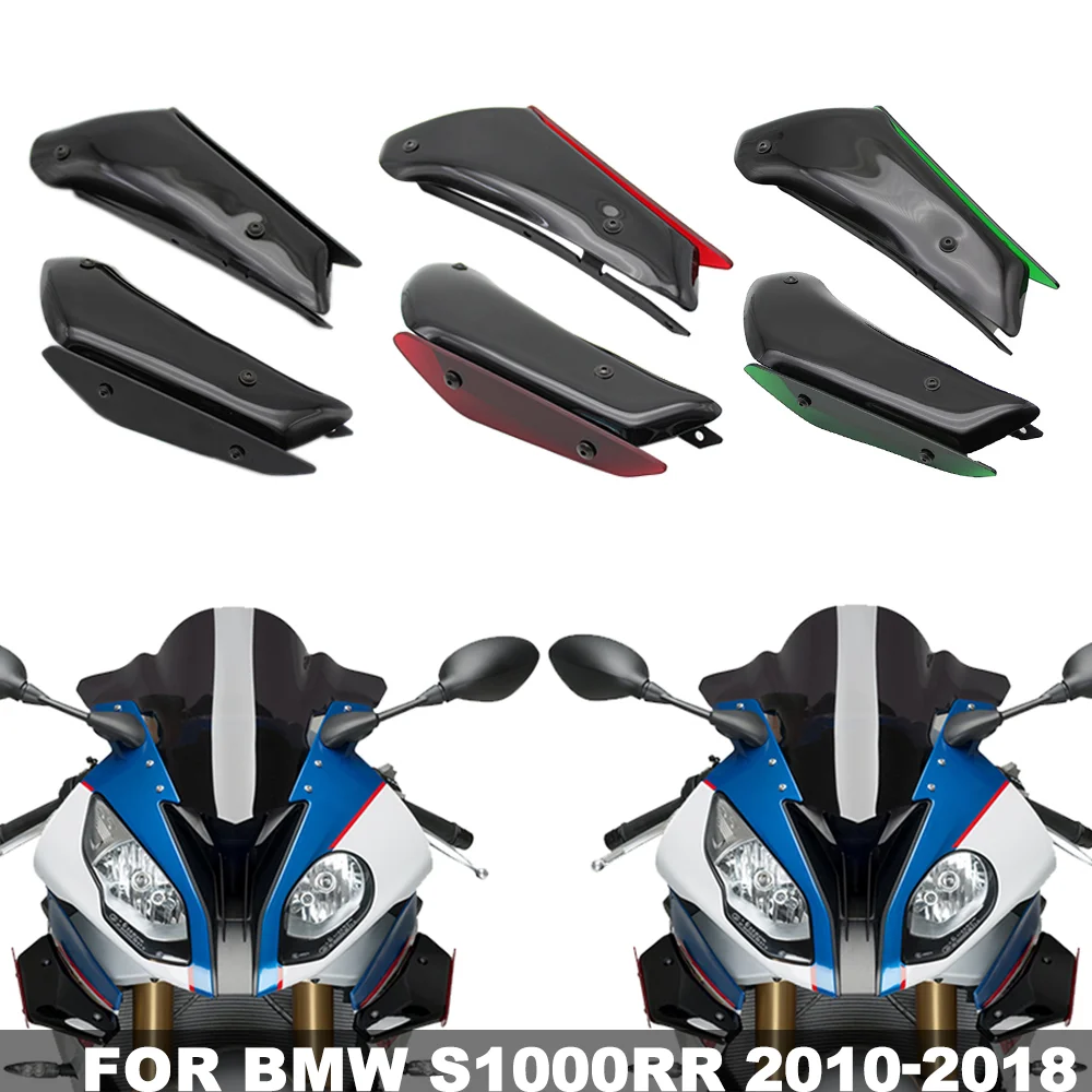 Motorcycle Front Fixed Winglet Wind FOR BMW S1000RR S1000 RR 2010-2018 Aerodynamic Side Wind Wing Cover Downforce Spoiler Kit
Motorcycle Front Fixed Winglet Wind FOR BMW S1000RR S1000 RR 2010-2018 Aerodynamic Side Wind Wing Cover Downforce Spoiler Kit