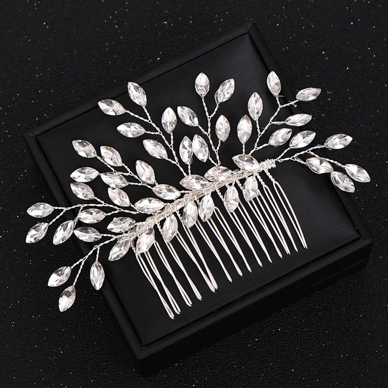 Wedding Rhinestone Hair Comb Bride Head Ornaments Wedding Hair Combs Hair Accessories Bridal Women's Crystal Jewelry Accessories
Wedding Rhinestone Hair Comb Bride Head Ornaments Wedding Hair Combs Hair Accessories Bridal Women's Crystal Jewelry Accessories