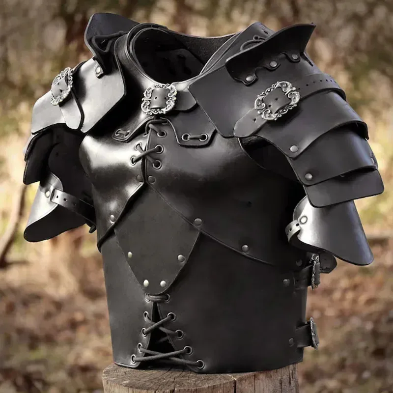 Medieval Ancient Greek Roman Gladiator PU Leather Cuirass Viking Warrior Chest Shoulder Armor Steampunk Breastplate LARP Cost72b
Medieval Ancient Greek Roman Gladiator PU Leather Cuirass Viking Warrior Chest Shoulder Armor Steampunk Breastplate LARP Cost72b