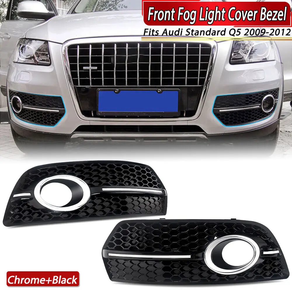 2X Front Fog Light Cover Bezel Grille Chrome Ring For Audi Standard Q5 2009-2012
2X Front Fog Light Cover Bezel Grille Chrome Ring For Audi Standard Q5 2009-2012