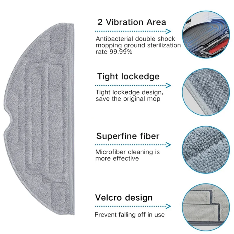 ABKR-9PCS Accessories For Roborock S8 Pro Ultra / S8+/ S8 PLUS / S8 / G20 Vacuum Cleaner Replacement Washable Dual Vibrating Mop
ABKR-9PCS Accessories For Roborock S8 Pro Ultra / S8+/ S8 PLUS / S8 / G20 Vacuum Cleaner Replacement Washable Dual Vibrating Mop
