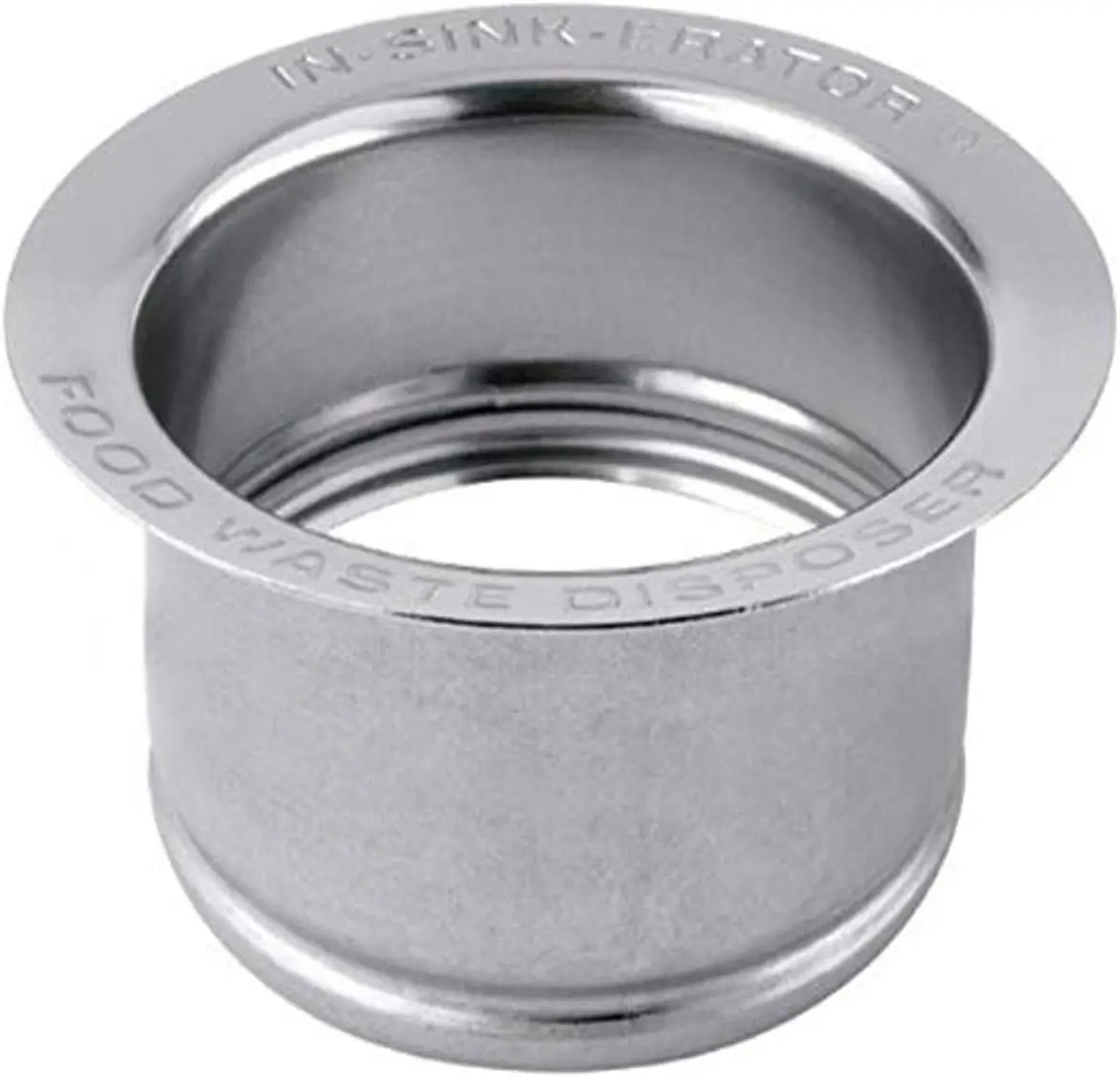 Extended Sink Flange for Garbage Disposal, Polished Stainless Steel, Fits 3/4" to 1-3/4" Thick Sinks
Extended Sink Flange for Garbage Disposal, Polished Stainless Steel, Fits 3/4" to 1-3/4" Thick Sinks